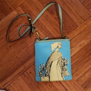 Coach crossbody canvas bag